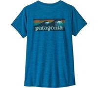 Patagonia - T-shirt randonnée respirant léger W's Cap Cool - Aquatic Blue Light X-Dye Femme S