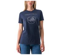 T-shirt Femme Pedalare bleu foncé