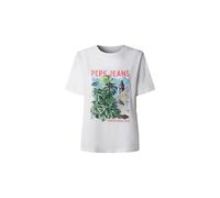 T-shirt femme Pepe Jeans Martha Blanc XL