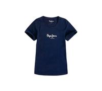 Pepe Jeans T-shirt New Virginia manches courtes Femme Bleu M