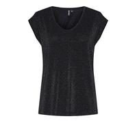 T-shirt femme Pieces Billo - black multi lurex M