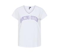Vêtements Pieces PCSERIMA SS T-SHIRT FC BC pour Femme L Blanc