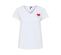 T-shirt femme Pieces Pcserima Fc Blanc L