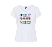 Vêtements Pieces PCSERIMA SS T-SHIRT FC BC pour Femme M Blanc