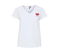T-shirt femme Pieces Pcserima Fc Blanc M