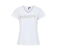 T-shirt femme Pieces Pcserima Fc Blanc M