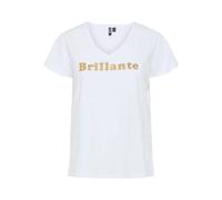 T-shirt femme Pieces Pcserima Fc Blanc M