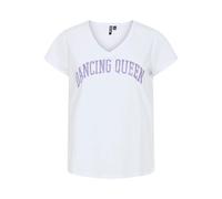 T-shirt femme Pieces Pcserima Fc Blanc XS