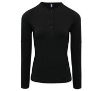 T-shirt femme Premier Long John Noir S