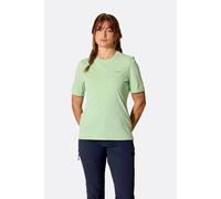 Rab - T-shirt de randonnée stretch et anti-odeurs - Force Cirque Tee W Fig Green pour Femme - Taille M - Vert Vert M