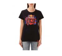 T-shirt femme - RedBull Marquez Moto GP - Bleu - Manches courtes XS