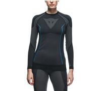 T-Shirt Femme Respirante Dainese DRY LS LADY Idéale Pour La Saison Chaude Noir