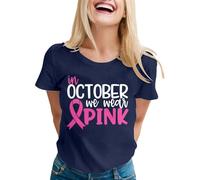 T Shirt Femme Rose Stylo Octobre Tshirt Tee Manche Longue Haut Violet Pins Ruban Cancer Sport De Blanc du Sein Chemise T-Shirt Noel Accessoires Maillot Kit