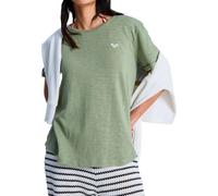 T-shirt femme Roxy Oceanwave Regular Emby Vert XL