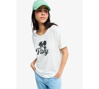 T-shirt femme Roxy Oceanwave Regular Slub Blanc L