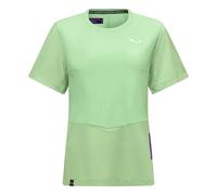 Salewa Pedroc Dry Hybrid Short Sleeve T-shirt Vert M Femme