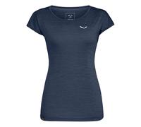 Salewa T-shirt Puez Melange Dry manches courtes femme bleu foncé Taille 46