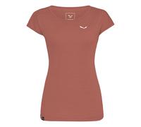 Salewa Puez Melange Dryton Short Sleeve T-shirt Rouge XL Femme