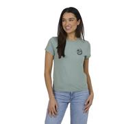 Salty Crew Fishin Yang Modern Short Sleeve T-shirt Vert S Femme