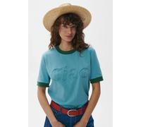 T-shirt femme She is Sunday Ciao Bleu L