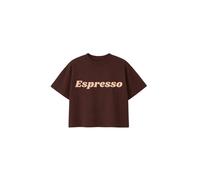T-shirt femme She is Sunday Espresso Marron M