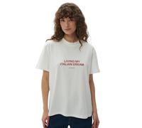 T-shirt femme She is Sunday Italian Dream Blanc L