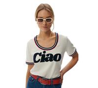 T-shirt femme She is Sunday Onda Blanc XS