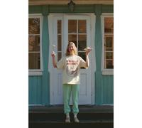 T-shirt femme She is Sunday Pierogi Blanc L