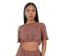 T-shirt femme Sixth June Embroidery Marron M