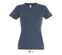 T-shirt femme - SOL'S - Imperial - Denim - 100% coton - Manches courtes XXL