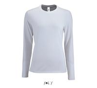 T-shirt femme Sol's Imperial Lsl Blanc 2XL