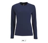 T-shirt femme Sol's Imperial Lsl Bleu XL