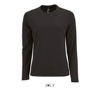 T-shirt femme - SOL'S - Imperial Lsl - Manches longues - 100% coton - Coupe ajustée S