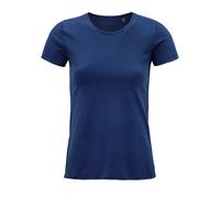 T-shirt femme Sol's Leonard Bleu L