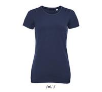 T-shirt femme Sol's Millenium Bleu M