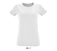 T-shirt femme Sol's Regent Fit Blanc M