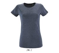 T-shirt femme Sol's Regent Fit Bleu M