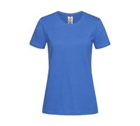 T-shirt femme Stedman Classic Organic Bleu XL