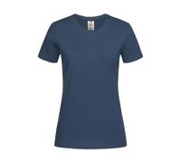 T-shirt femme Stedman Classic Organic Bleu XS