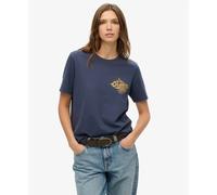 T-shirt femme Superdry Athletic Bleu S