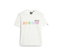 T-shirt femme Superdry Blanc S