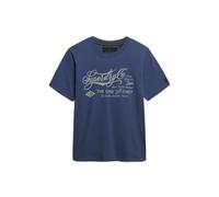 Superdry Industry Worker Relaxed Fit Short Sleeve T-shirt Bleu XL Femme