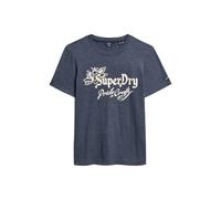 Superdry Vintage Pride In Craft Short Sleeve T-shirt Bleu S Femme