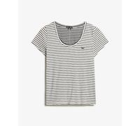 Superdry Scoop Neck Short Sleeve T-shirt Blanc 2XL Femme