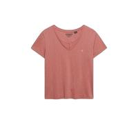 Superdry - Studios Slub Emb Vee Tee - T-shirt femme Native Rose - UK 10 - S