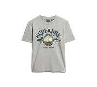 T-shirt femme Superdry Travel Souvenir Beige S