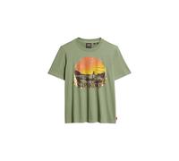 Superdry T-shirt femme Travel Souvenir – Vert – Taille S