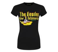 T-shirt femme The Beatles Nothing Is Real - Noir - Coton - Manches courtes S