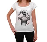 T-Shirt Femme - ULTRABASIC - Iggy Azalea - 100% Coton - Manches Courtes - Col Arrondi M