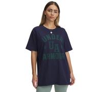 Under Armour Heavyweight Oversized Collegiate Short Sleeve T-shirt Bleu XS Femme